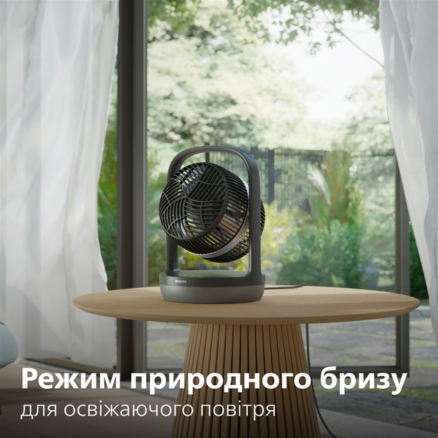 Настільний вентилятор PHILIPS Серія 3000 CX3050/01 - зображення 9