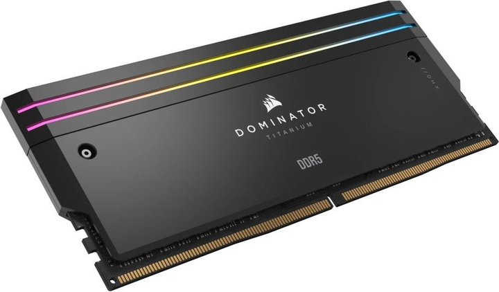 Pamięć Corsair DDR5-6400 32768MB PC5-51200 (Kit of 2x16384) Dominator Titanium RGB Black (CMP32GX5M2B6400C32) - obraz 3