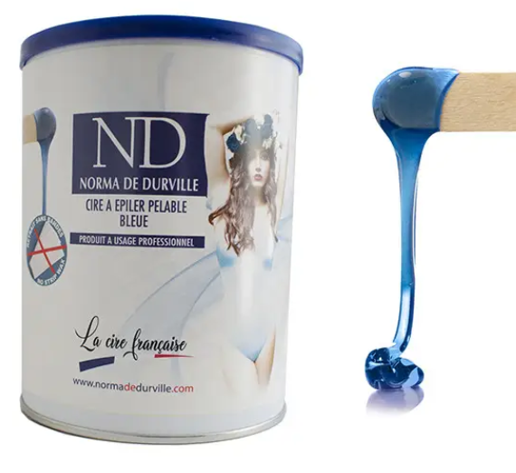 Воск пленочный голубой для депиляции – Blue peel-off wax Norma de Durville, 800 мл. - Фото 1 Воск пленочный голубой для депиляции – Blue peel-off wax Norma de Durville, 800 мл. - изображение 1