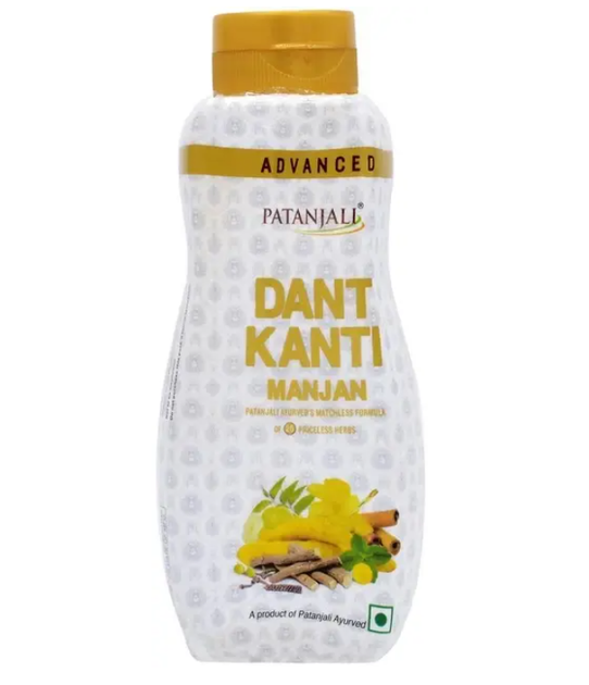 Зубной порошок для полости рта Patanjali Дант Канти Манджан (Улучшенный), 100 г - Фото 1 Зубной порошок для полости рта Patanjali Дант Канти Манджан (Улучшенный), 100 г - изображение 1