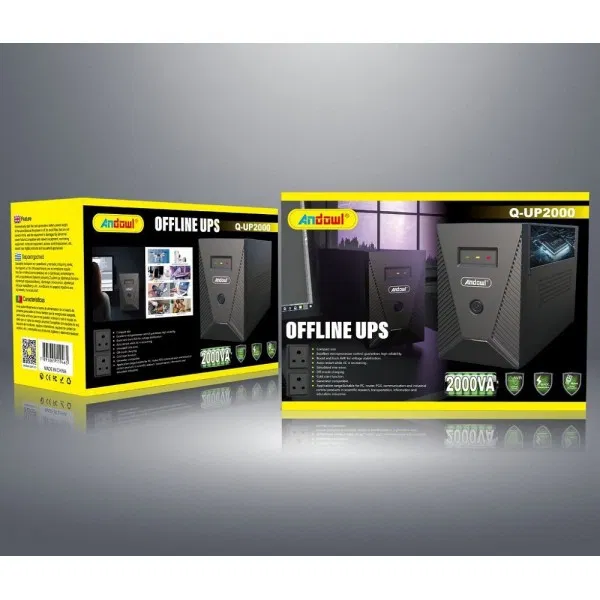 ИБП Andowl Q-UP2000Х1 UPS 2000VA 1200W Источник бесперебойного питания (бесперебойник) - изображение 3