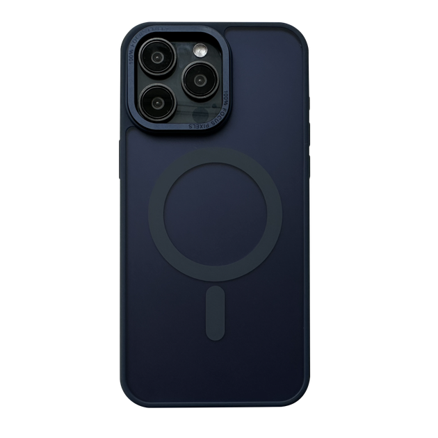 Чехол для iPhone 15 Pro Fruct OC Matte Case с Magsafe Navy - Фото 1 Чехол для iPhone 15 Pro Fruct OC Matte Case с Magsafe Navy - изображение 1