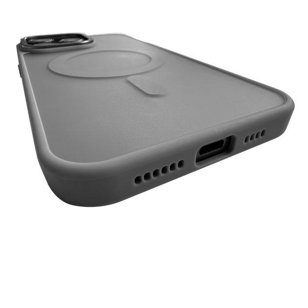 Чехол для iPhone 15 Plus Fruct OC Matte Case с Magsafe Grey - Фото 4 Чехол для iPhone 15 Plus Fruct OC Matte Case с Magsafe Grey - изображение 4