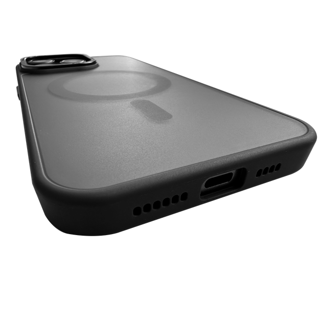 Чехол для iPhone 15 Pro Max Fruct OC Matte Case с Magsafe Titanium Black - Фото 5 Чехол для iPhone 15 Pro Max Fruct OC Matte Case с Magsafe Titanium Black - изображение 5