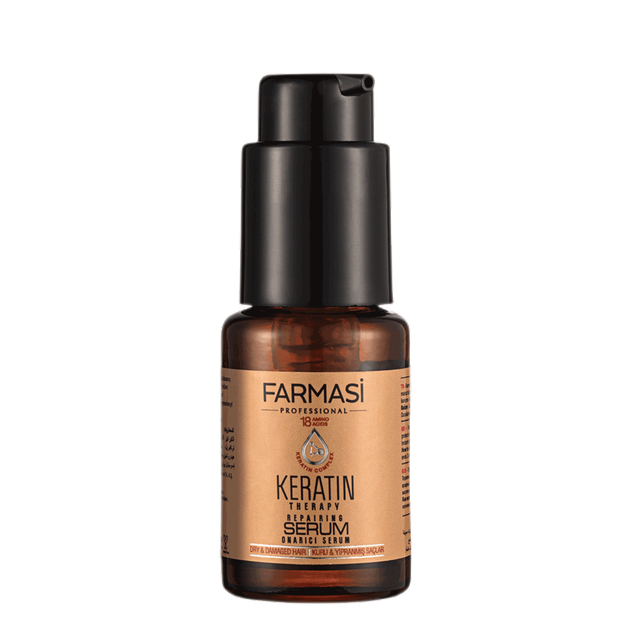 Сыворотка для волос Keratin Therapy с кератином Farmasi 30 мл - Фото 9 Сыворотка для волос Keratin Therapy с кератином Farmasi 30 мл - изображение 9