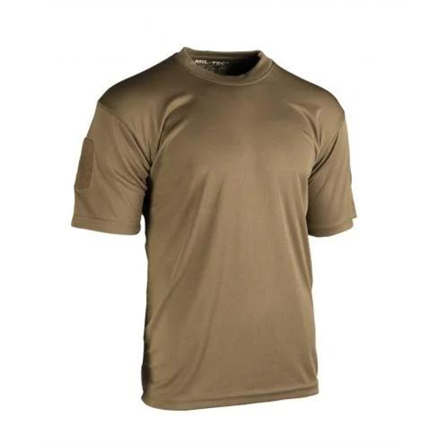 Тактична футболка Sturm Mil-Tec "Tactical T-Shirt Quickdry" Dark Coyote койот XL - зображення 1