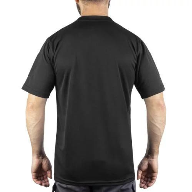 Тактическая футболка Sturm Mil-Tec "Tactical T-Shirt Quickdry" Black черная M - изображение 2