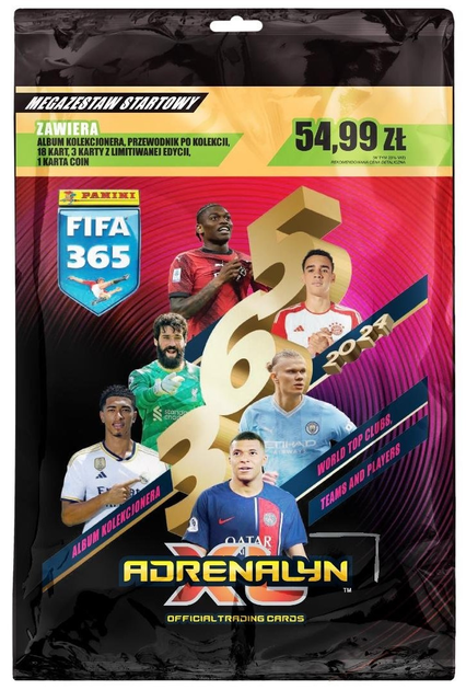 Набір колекційних карток Panini Fifa 365 Adrenalyn Xl 2025 Megaset (8051708014679) - зображення 1