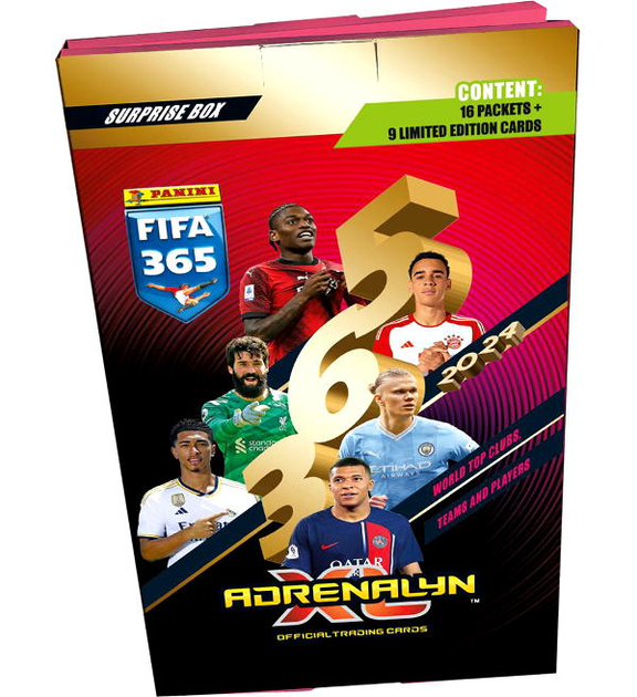 Zestaw kart kolekcjonerskich Panini Surprise Box Fifa 365 Adrenalyn Xl 2025 (8051708014969) - obraz 1