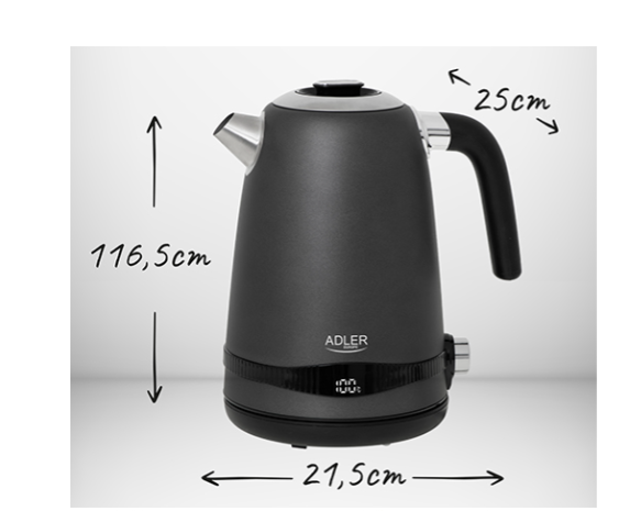 Электрочайник Adler AD 1295 grey - изображение 8