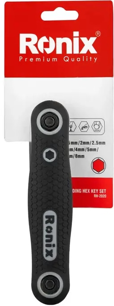 Набор складных шестигранных ключей Ronix RH-2020 - изображение 6