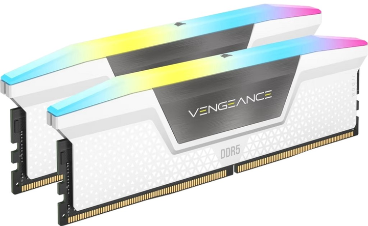Оперативна пам'ять Corsair DDR5-6000 32768MB PC5-48000 (Kit of 2x16384) Vengeance RGB Black (CMH32GX5M2D6000C36W) - зображення 2
