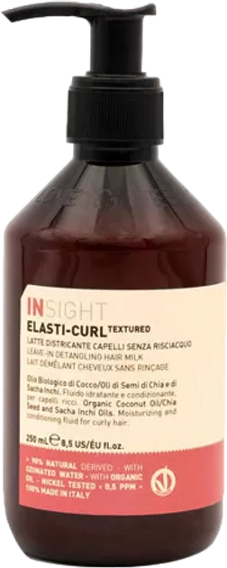 Mleczko do włosów kręconych Insight Elasti-Curl ułatwiające rozczesywanie 250 ml (8029352358067) - obraz 1