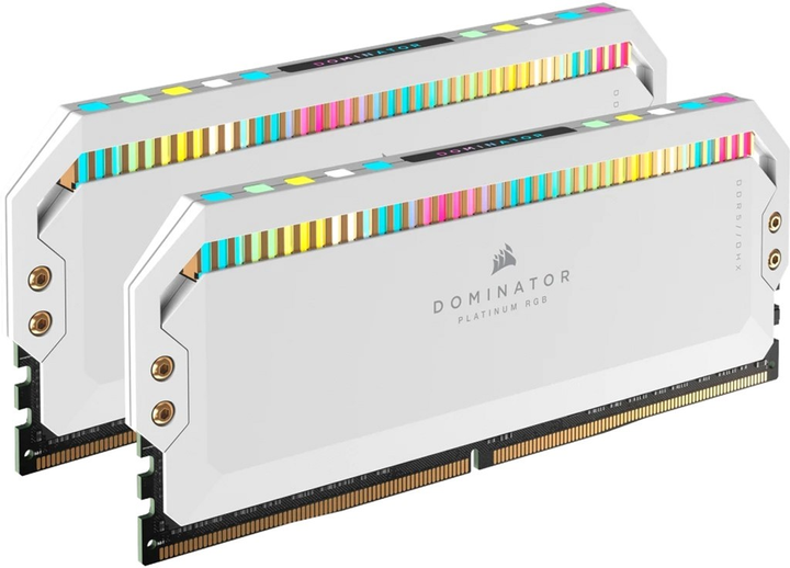Pamięć Corsair DDR5-5200 65536MB PC5-41600 (Kit of 2x32768) Dominator Platinum RGB White (CMT64GX5M2B5200C40W) - obraz 2