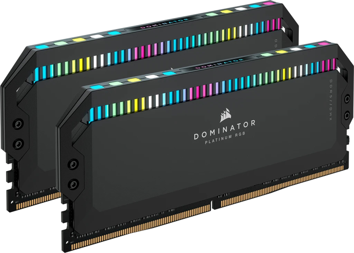 Pamięć Corsair DDR5-6000 65536MB PC5-48000 (Kit of 2x32768) Dominator Platinum RGB Black (CMT64GX5M2B6000C40) - obraz 2