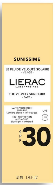 Fluid przeciwsłoneczny do twarzy Lierac Sunissime Solar Fluid SPF 30 40 ml (3701436917494) - obraz 2