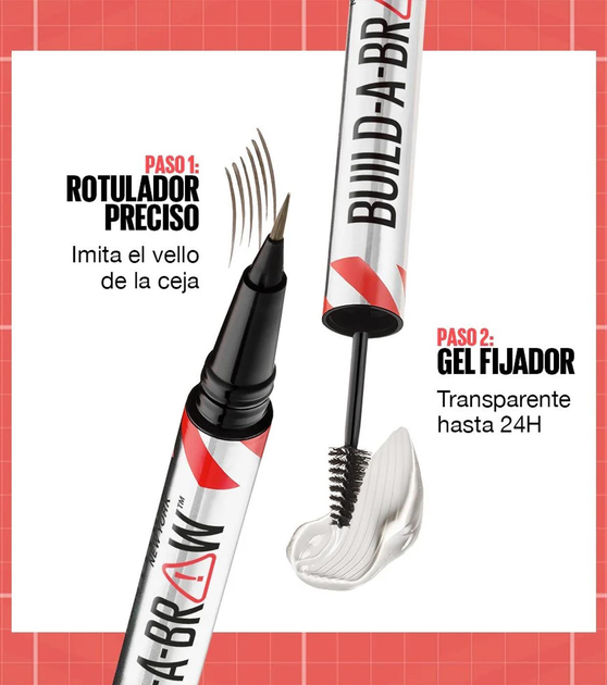 Гель для укладання брів Maybelline New York Build A Brow 2 in 1 255 Soft Brown 1.4 г (3600531681319) - зображення 3