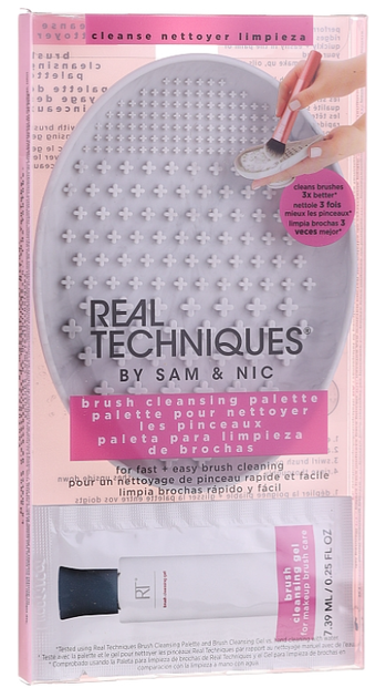 Mata Inter do czyszczenia pędzli Real Techniques Brush Cleansing Palette (79625018912) - obraz 1