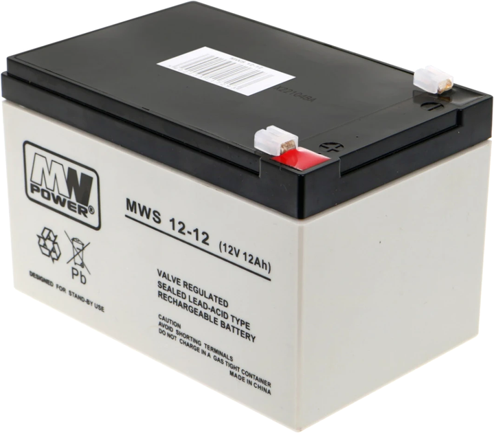 Akumulator MW Power do pojazdów elektrycznych dla dzieci 12V 12Ah (5902135117293) - obraz 3