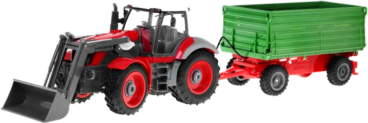 Traktor zdalnie sterowany Ramiz Farm Tractor Czerwono-zielony (5903864900910) - obraz 2