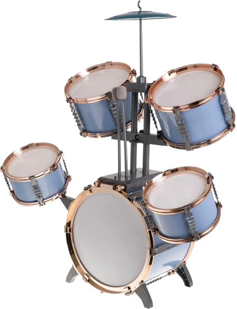 Барабанна установка Ramiz Jazz Drums Music Perfomance Блакитна (5903864958560) - зображення 2