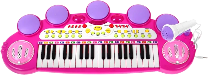 Музичний набір Ramiz Electronic Keyboard Рожевий (5903864908985) - зображення 2
