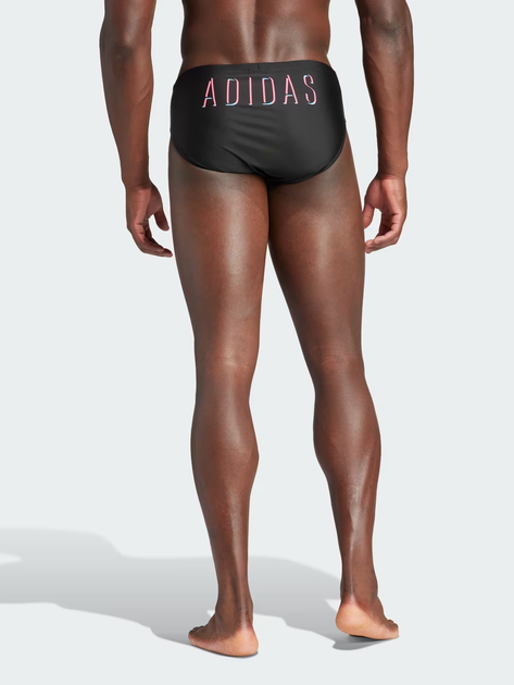 Плавки-сліпи чоловічі Adidas Lineage Trunk IK7247 4 Чорні (4067887698917) - зображення 2