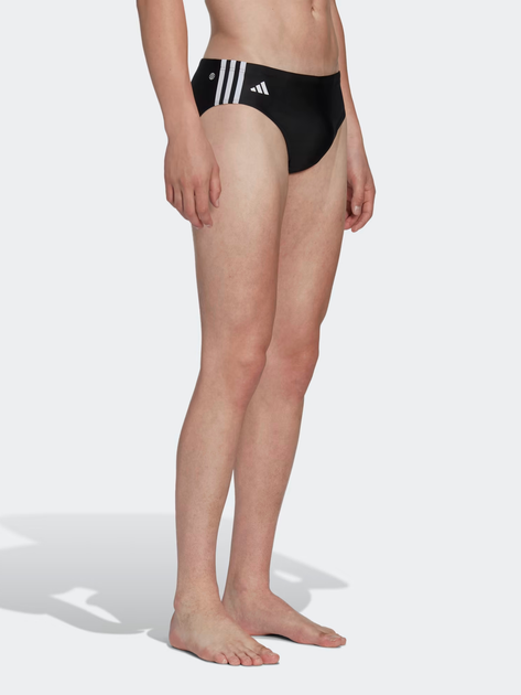 Kąpielówki męskie slipy adidas 3 Stripes Trunk HT2063 5 Czarne (4066745149448) - obraz 3
