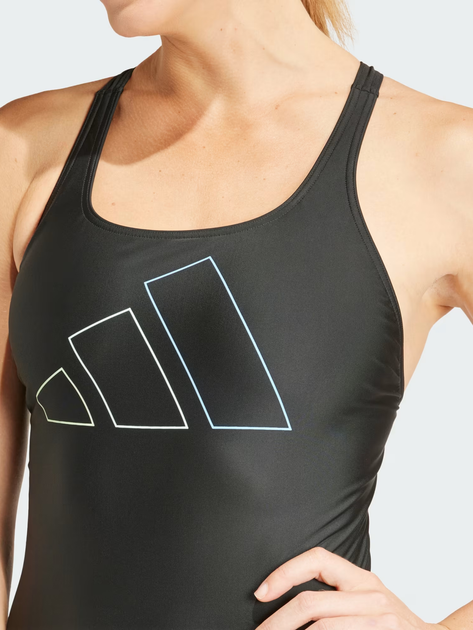 Strój kąpielowy jednoczęściowy damski adidas Big Bars Suit IQ3982 34 Czarny (4067887629553) - obraz 5