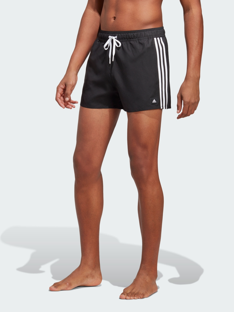 Шорти пляжні чоловічі Adidas 3S Clx Sh Vsl HT4367 S Чорні (4066752895604) - зображення 1
