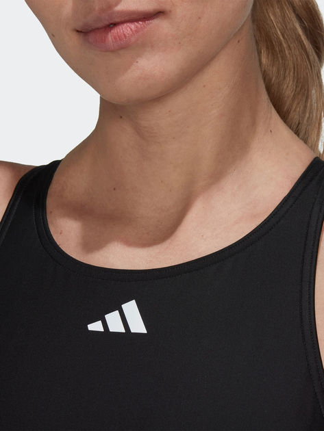 Strój kąpielowy jednoczęściowy damski adidas Solid Tape Suit HR6474 32 Czarny (4066752874425) - obraz 3