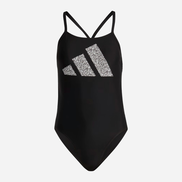 Strój kąpielowy jednoczęściowy damski sportowy adidas 3 Bars Pr Suit HR4368 36 Czarny (4066752700182) - obraz 6