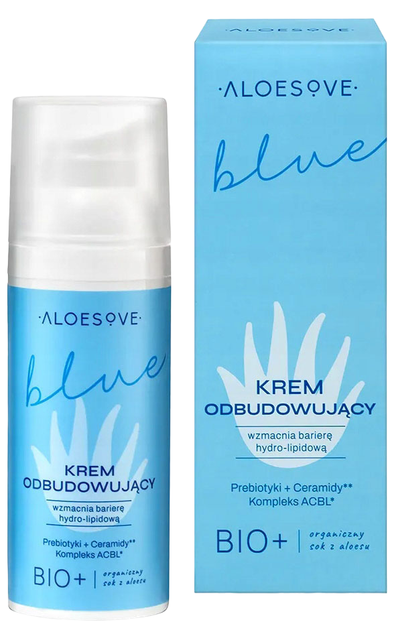 Krem do twarzy Aloesove odbudowujący 50 ml (5902249018448) - obraz 1