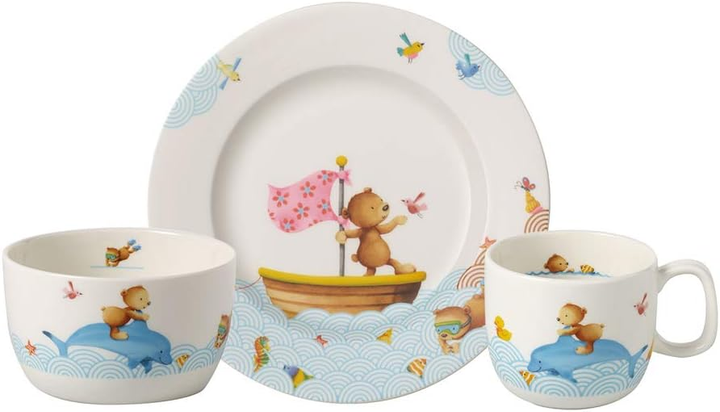 Дитячий набір посуду 3 предмети в подарунковій упаковці Happy as a Bear Villeroy & Boch (1486648428) - зображення 1