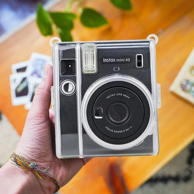 Чохол для фотоапарата Fujifilm Instax Mini 40 Прозорий - Фото 5 Чохол для фотоапарата Fujifilm Instax Mini 40 Прозорий - зображення 5