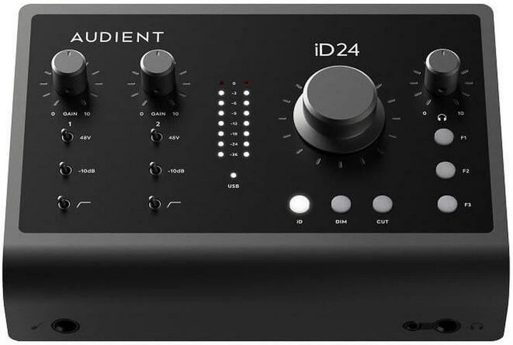 Аудіоінтерфейс Audient ID24 - Фото 1 Аудіоінтерфейс Audient ID24 - зображення 1
