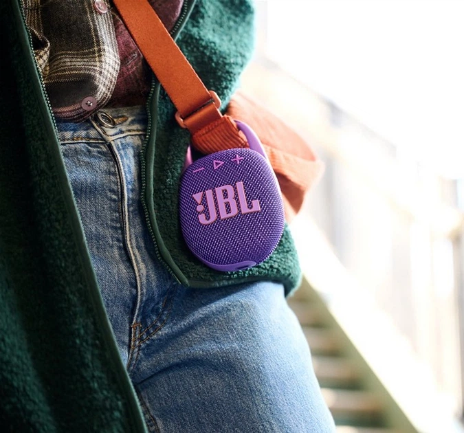 Акустика JBL Clip 5 Purple (JBLCLIP5PUR) - Фото 7 Акустика JBL Clip 5 Purple (JBLCLIP5PUR) - изображение 7