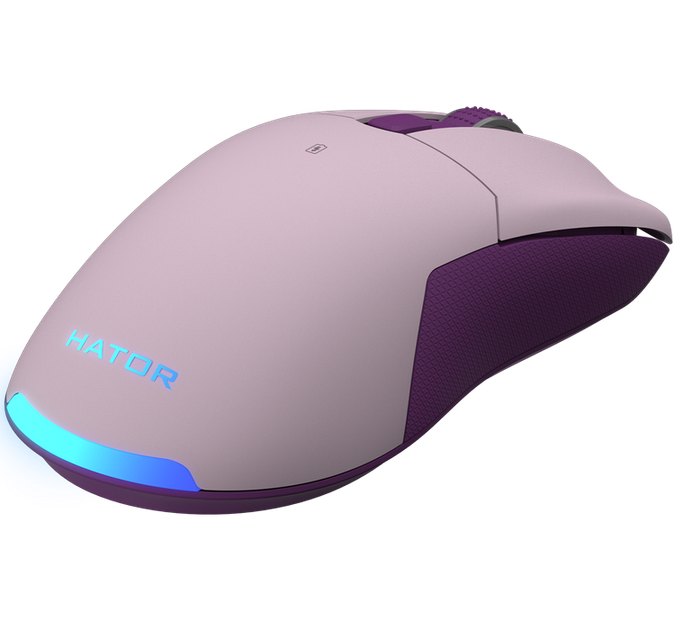 Игровая мышь HATOR Pulsar 2 PRO Wireless Lilac (HTM-534) - Фото 3 Игровая мышь HATOR Pulsar 2 PRO Wireless Lilac (HTM-534) - изображение 3
