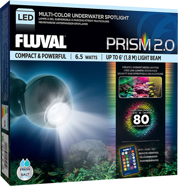 Світильник підводний Hagen Fluval Prism Spotlight 2.0 RGB LED 6.5 Вт (120.8382) - зображення 2