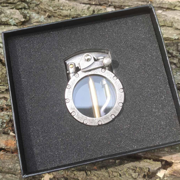 Зажигалка бензиновая Lighter BS-HP929 Retro Bagel Riveted