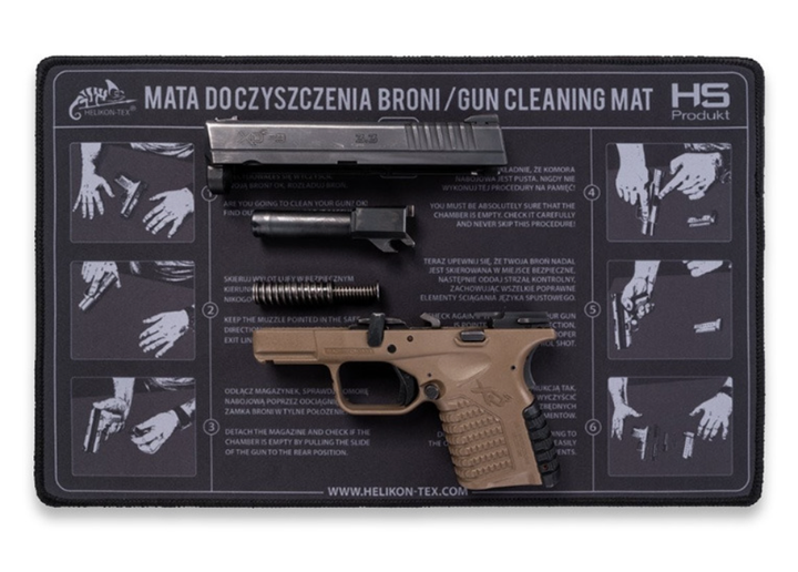 Килим для чищення зброї Чорний Helikon-Tex Mata do czyszczenia broni Czarna (ac-gcm-nn-01) - изображение 1