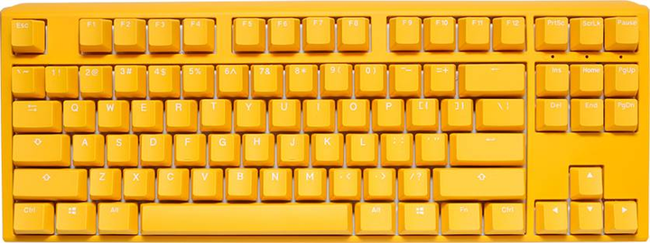 Клавіатура дротова Ducky One 3 Yellow TKL RGB LED MX-Silent-Red 100042995 (WLONONWCRA190) - зображення 1
