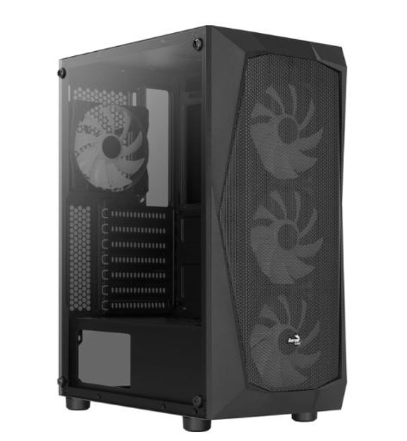 Корпус AeroCool Falcon-G-BK-v2 (ACCM-PV41143.11) Black с 4 RGB вентиляторами - изображение 2