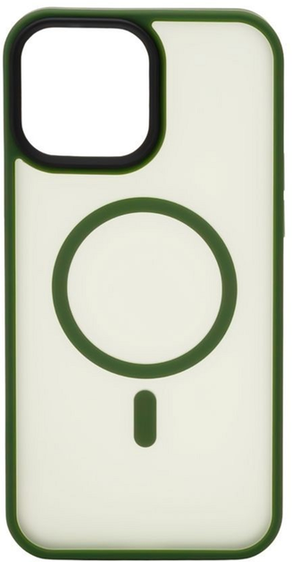 Etui Evelatus Hybrid Case with MagSafe do Apple iPhone 13 Pro Max Green (4752192082734) - obraz 1