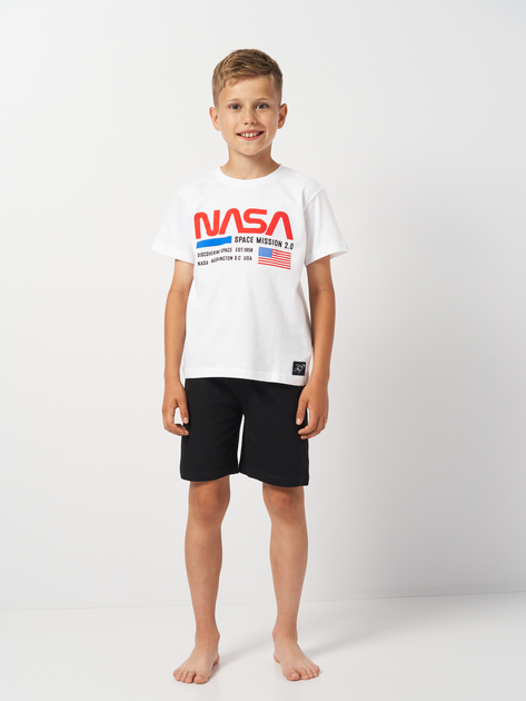 Дитяча літня піжама для хлопчика Disney Nasa NASA 52 04 337 134-140 см Біла/Чорна від Rozetka на платформі USKIDKA Акція на Дитяча літня піжама для хлопчика Disney Nasa NASA 52 04 337 134-140 см Біла/Чорна від Rozetka