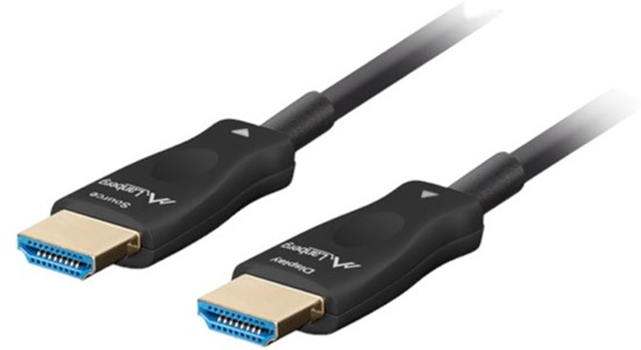 Kabel Lanberg HDMI - HDMI 30 m Black (CA-HDMI-30FB-0300-BK) - obraz 1