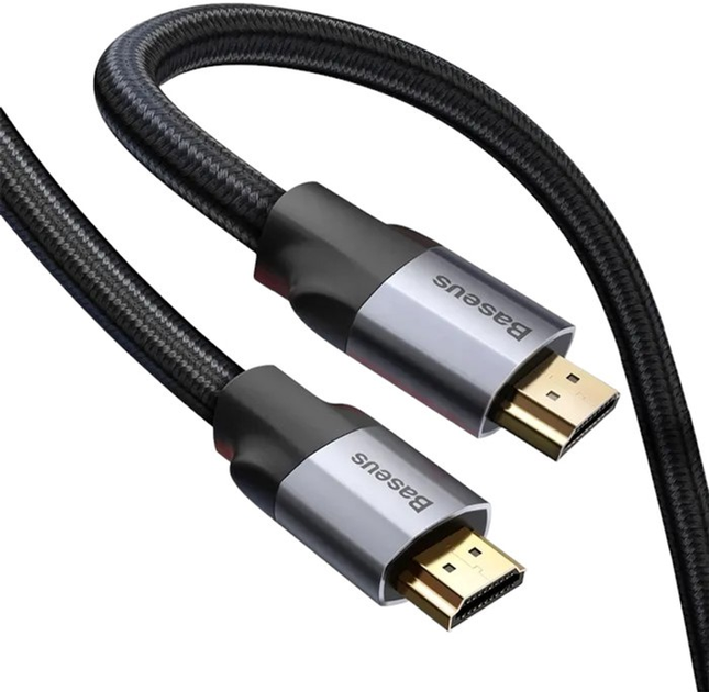 Kabel Baseus Enjoyment Series HDMI - HDMI 3 m Black (CAKSX-D0G) - obraz 2