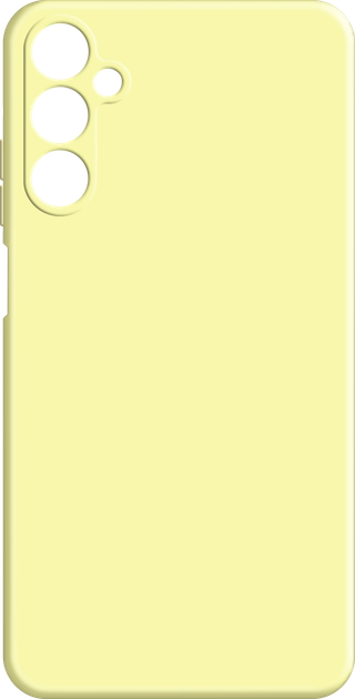 Чохол для смартфона MAKE Silicone для Samsung Galaxy A15 Yellow (MCL-SA15YE) - Фото 1 Чохол для смартфона MAKE Silicone для Samsung Galaxy A15 Yellow (MCL-SA15YE) - зображення 1