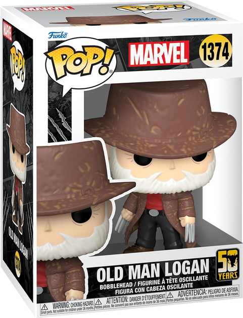 Фігурка Funko POP Marvel: Wolverine 50th - Ultimate Old Man Logan (5908305247739) - зображення 1