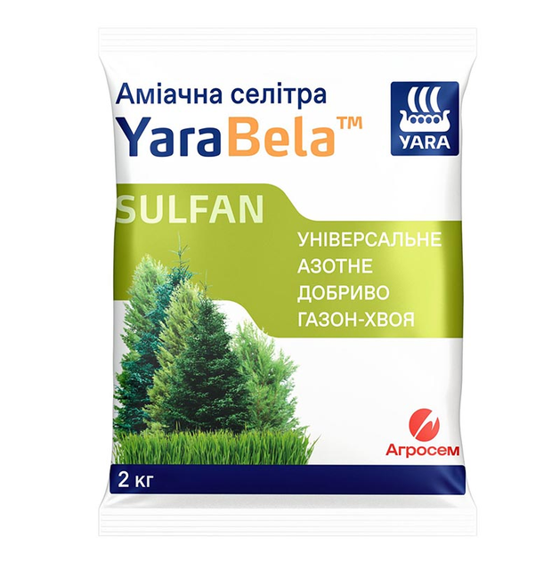 Удобрение аммиачная селитра Газон-Хвоя Sulfan, 2 кг, YaraBela 